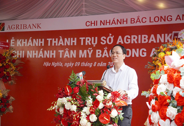 Khánh thành trụ sở Agribank Chi nhánh Tân Mỹ Bắc Long An -1