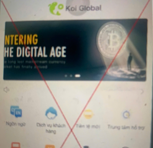 Mất hơn 600 triệu đồng khi tham gia đầu tư tiền ảo trên ứng dụng Koi Global -0