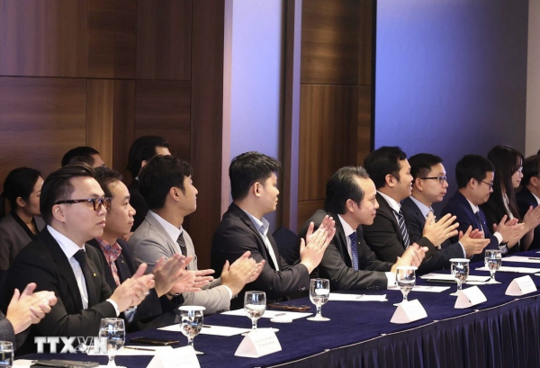 Tổng Bí thư gặp mặt thành viên Mạng lưới Đổi mới sáng tạo Việt Nam tại Hàn Quốc -0