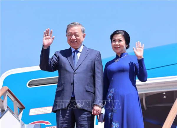 Tổng Bí thư Tô Lâm và Phu nhân bắt đầu thăm cấp Nhà nước Đại Hàn Dân Quốc -0