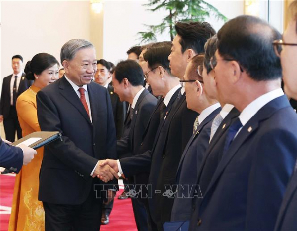 Lễ đón Tổng Bí thư Tô Lâm và Phu nhân thăm cấp nhà nước Đại Hàn Dân Quốc -0