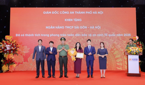 SHB được vinh danh vì đóng góp trong phong trào Toàn dân bảo vệ an ninh Tổ quốc -0