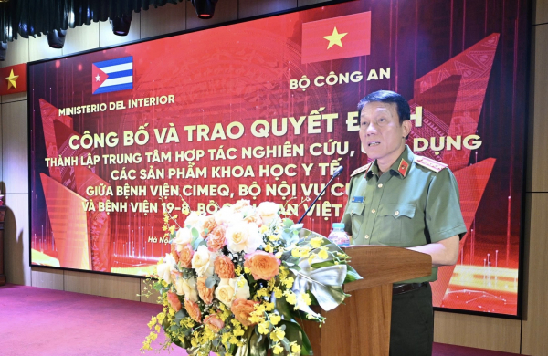 Khánh thành Trung tâm hợp tác nghiên cứu, ứng dụng các sản phẩm khoa học Y tế giữa bệnh viện CIMEQ và Bệnh viện 19-8. -0
