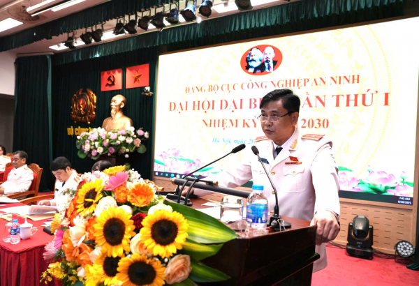 Đại hội đại biểu Đảng bộ Cục Công nghiệp an ninh lần thứ I -0