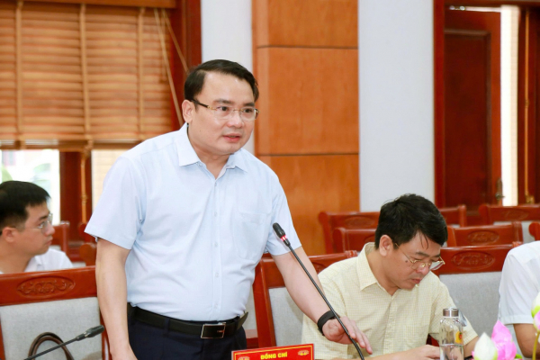 Đoàn công tác Bộ Công an chỉ đạo công tác khắc phục hậu quả cơn bão số 5 tại Khu di tích Quốc gia đặc biệt Kim Liên -0