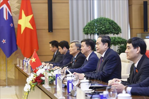 Chủ tịch Quốc hội Trần Thanh Mẫn hội đàm với Chủ tịch Quốc hội New Zealand -0