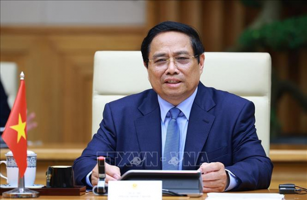 Thủ tướng Phạm Minh Chính hội kiến Chủ tịch Đảng Nhân dân Campuchia, Chủ tịch Thượng viện Campuchia Hun Sen -0