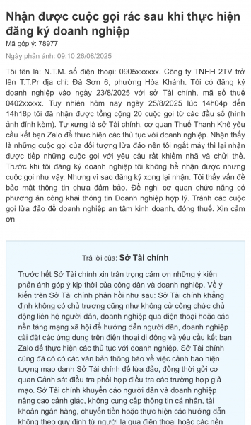  Đà Nẵng: Mạo danh cán bộ tài chính, thuế ép doanh nghiệp kết bạn Zalo để “quấy rối” -0
