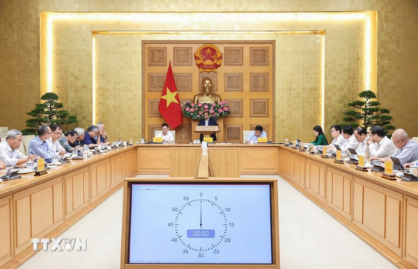 Thủ tướng Phạm Minh Chính làm việc với Hội đồng Tư vấn chính sách -0