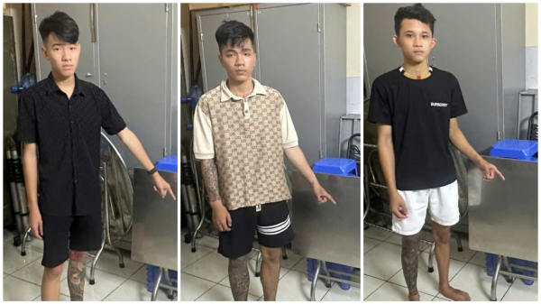 Bắt khẩn cấp 3 thanh niên giật cô hồn cướp giật tài sản -1