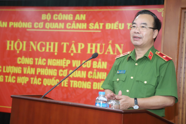 Tập huấn nghiệp vụ cơ bản và  hợp tác quốc tế trong điều tra hình sự -0