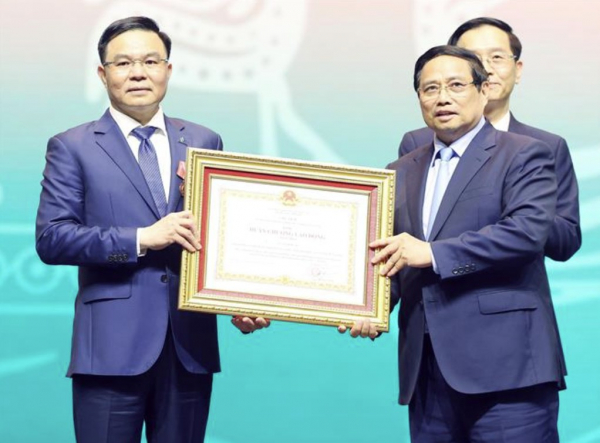 Tổng Bí thư dự Lễ kỷ niệm 50 năm Ngày thành lập Tập đoàn Công nghiệp - Năng lượng quốc gia Việt Nam -0