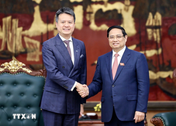 Thủ tướng tiếp Tổng Giám đốc Tổ chức Sở hữu trí tuệ thế giới Daren Tang -0
