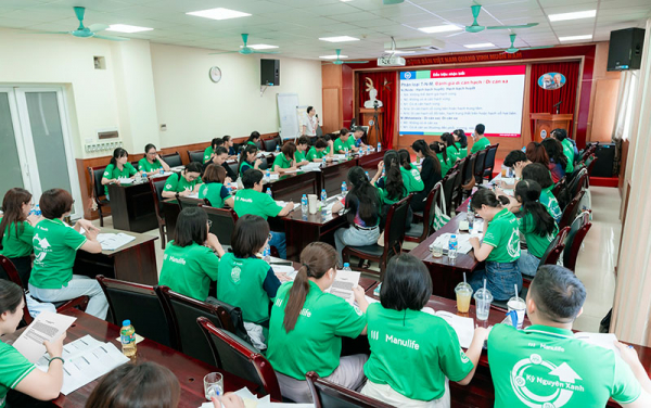 Tư vấn viên bảo hiểm Manulife được đào tạo kiến thức sức khỏe cộng đồng -0