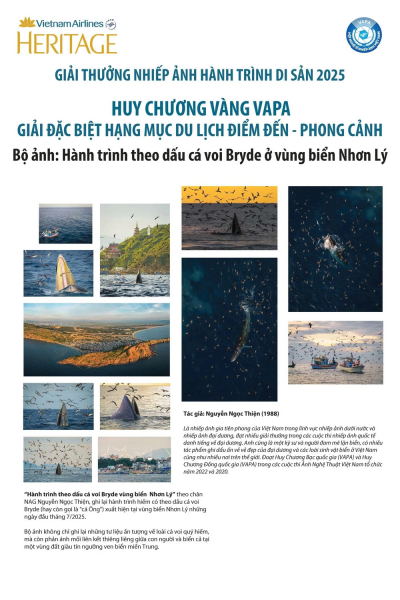 Giải thưởng Nhiếp ảnh Heritage: Tôn vinh giá trị di sản văn hóa Việt Nam -0