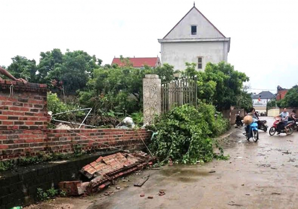 Hải Phòng lại xuất hiện lốc xoáy, nhiều nhà dân bị thiệt hại -0