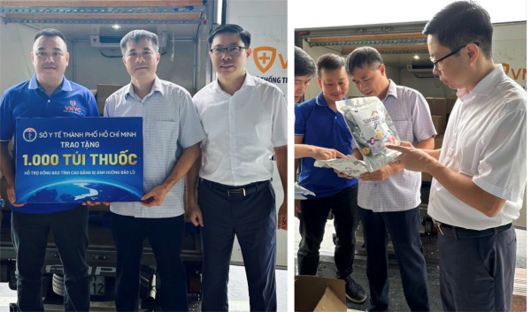 Ngành Y tế TP Hồ Chí Minh gửi 10.000 túi thuốc gia đình đến đồng bào bị ảnh hưởng bão lũ -1