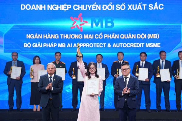 MB nhận giải thưởng Chuyển đổi số Việt Nam 2025 với bộ giải pháp công nghệ tiên phong -0