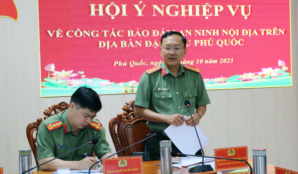 Tăng cường công tác bảo đảm an ninh trên địa bàn đặc khu Phú Quốc -0