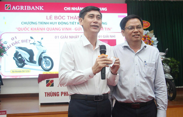 Tổ chức lễ bốc thăm, trao giải Chương trình dự thưởng “Quốc khánh quang vinh - Gửi trọn niềm tin” -0