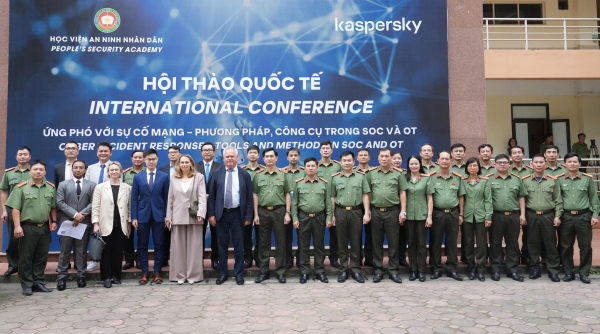 Học viện ANND và Tập đoàn Kaspersky ký kết biên bản hợp tác -0