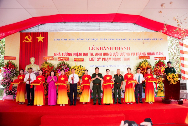 BIDV và dấu ấn tri ân qua công trình Nhà tưởng niệm Anh hùng lực lượng vũ trang nhân dân Phạm Ngọc Thảo -0