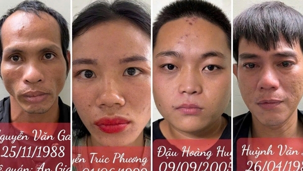 Bắt giữ 4 đối tượng cướp xe máy, đánh người dưới gầm cầu