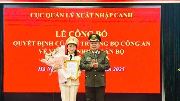 Trưởng Công an cửa khẩu Tân Sơn Nhất được bổ nhiệm Phó Cục trưởng Cục QLXNC