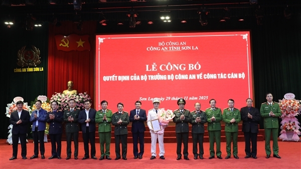 Công an tỉnh Sơn La có tân Phó giám đốc