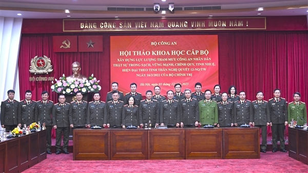 Tăng cường sự lãnh đạo của Đảng đối với công tác tham mưu và xây dựng lực lượng Tham mưu CAND