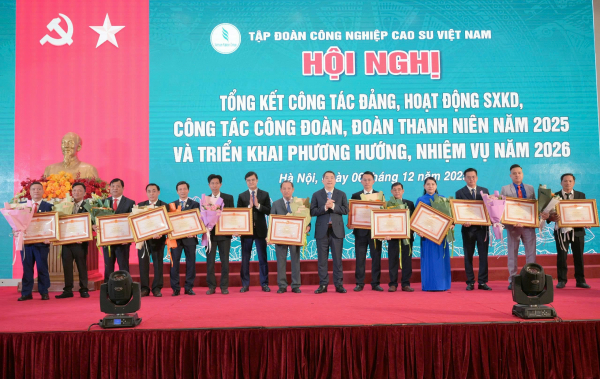 VRG vượt kế hoạch năm 2025 với doanh thu hơn 32.000 tỷ đồng, lợi nhuận tăng hơn 23% -0