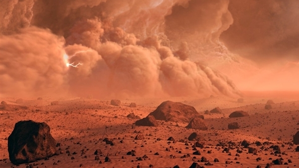 Sét đánh trên sao Hỏa