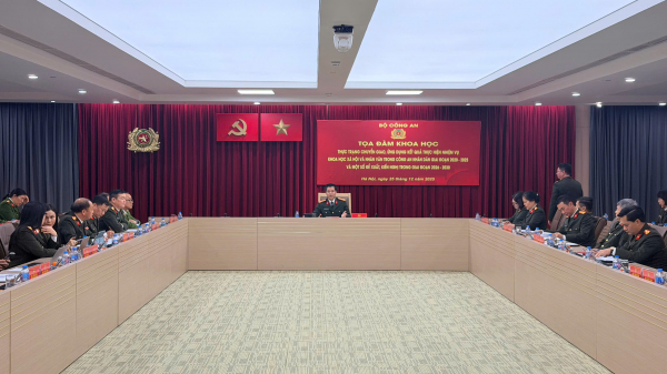 Đẩy mạnh chuyển giao, ứng dụng kết quả thực hiện nhiệm vụ khoa học xã hội và nhân văn trong CAND -0