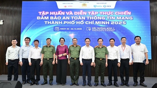 Công an TP Hồ Chí Minh diễn tập thực chiến đảm bảo an toàn thông tin mạng