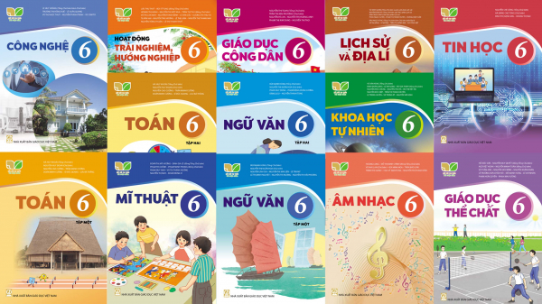 Bộ SGK "Kết nối tri thức với cuộc sống" của Nhà xuất bản Giáo dục Việt Nam.