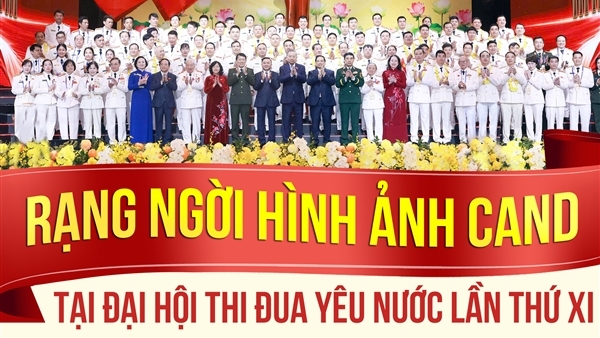 Rạng ngời hình ảnh CAND tại Đại hội Thi đua yêu nước toàn quốc lần thứ XI