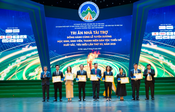 Agribank được vinh danh nhiều năm đồng hành Lễ tuyên dương học sinh, sinh viên, thanh niên dân tộc thiểu số xuất sắc, tiêu biểu -0