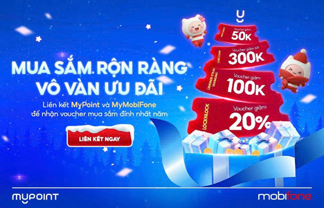 MyPoint đổ bộ voucher cuối năm: Mua sắm rộn ràng - vô vàn ưu đãi -0