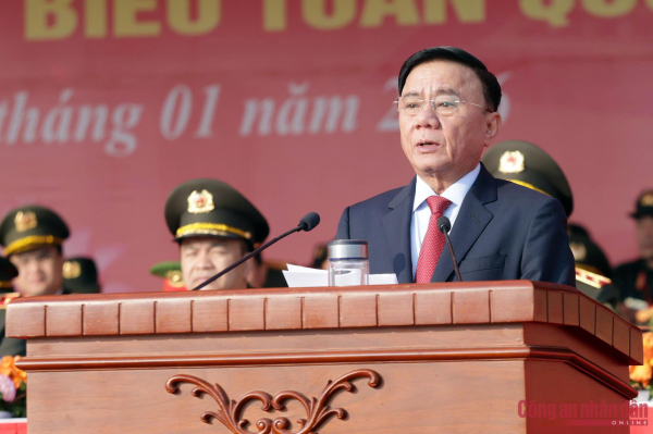 Những khoảnh khắc ấn tượng tại Lễ xuất quân và diễn tập các phương án bảo vệ Đại hội XIV của Đảng -3