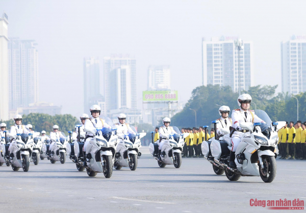 Ngắm dàn khí tài đặc chủng hiện đại của lực lượng CAND, sẵn sàng bảo vệ Đại hội XIV của Đảng -0