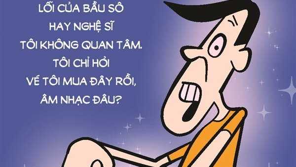 Phỏng vấn cánh gà sân khấu