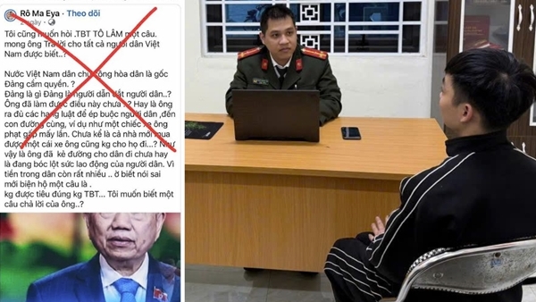 Xử phạt trường hợp chia sẻ thông tin xuyên tạc, bịa đặt về lãnh đạo Đảng, Nhà nước