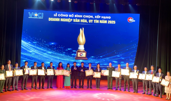 Công bố “Doanh nghiệp Văn hóa, Uy tín năm 2025