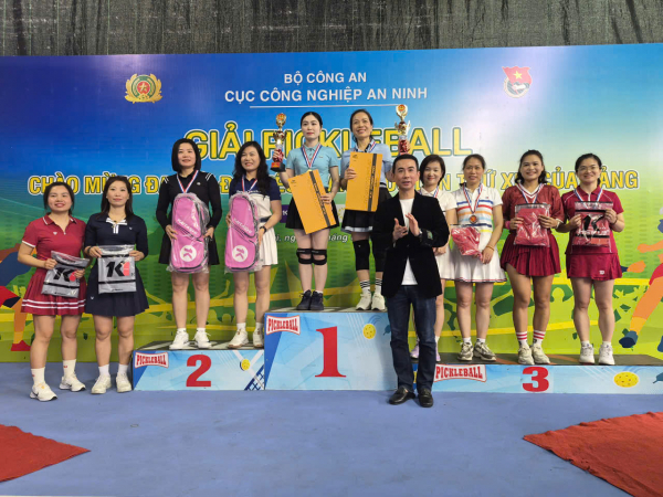 Sôi nổi Giải Pickleball chào mừng Đại hội Đảng lần thứ XIV do Cục Công nghiệp an ninh tổ chức -0