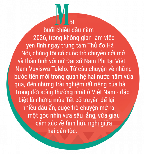 Đại sứ Nam Phi Vuyiswa Tulelo: Việt Nam trong tôi là tình hữu nghị và sự sẻ chia -0