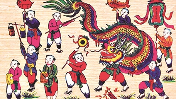 Hồn dân tộc trong nhịp màu tranh Tết