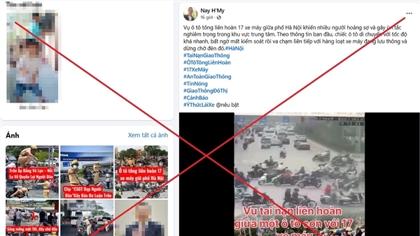 Mùng 2 Tết lên mạng đăng tin tai nạn mập mờ gây hoang mang xã hội