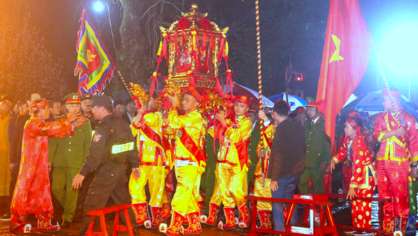 Bảo đảm an ninh, an toàn Lễ khai Ấn, phát Ấn Đền Trần