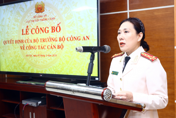 Bổ nhiệm Đại tá Nguyễn Thị Thu Hằng giữ chức vụ Phó Cục trưởng Cục Truyền thông Công an nhân dân -0