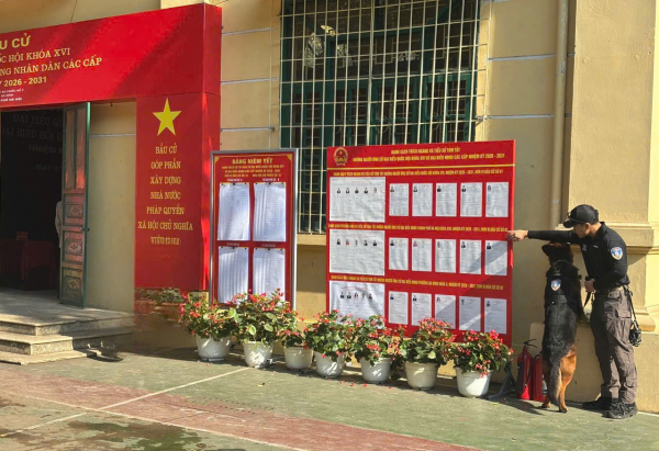 Chủ động thế trận bảo vệ nhiều lớp, bảo đảm tuyệt đối an ninh, an toàn cuộc bầu cử -0